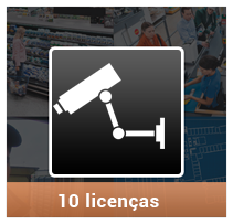 Licença de Axis Câmera Station para outras marcas de produtos IP - 10 licenças