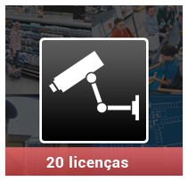 Licença de Axis Câmera Station para outras marcas de produtos IP - 20 licenças