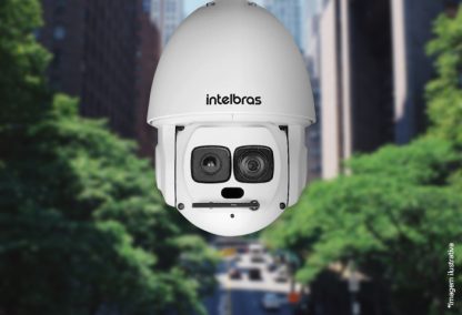 Câmera Intelbras IP Dome com 33x de Zoom VIP 9433 SD Laser IA FT