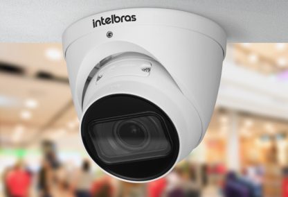 Câmera Intelbras IP Dome de 4 MP com Zoom VIP 7440 D Z FT