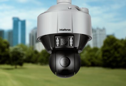 Câmera Intelbras IP com 2 PTZ e 25x de Zoom VIP 9425 Dual SD IA FT