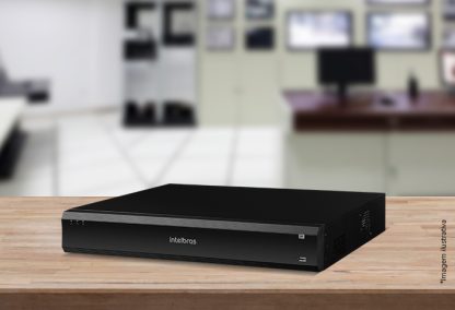 Gravador Digital de Vídeo Intelbras em Rede de 32 canais iNVD 9132 PE FT