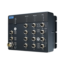 Switch Ethernet Gerenciado PoE EN50155 Advantech EKI-9512