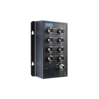 Switch Ethernet Não Gerenciado Advantech EKI-9508E-L com 8FE
